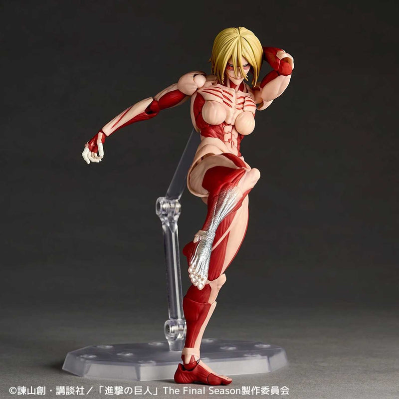 Load image into Gallery viewer, Kaiyodo - Amazing Yamaguchi - Revoltech Attack On Titan NR068 - Female Titan (Annie Leonhart)
