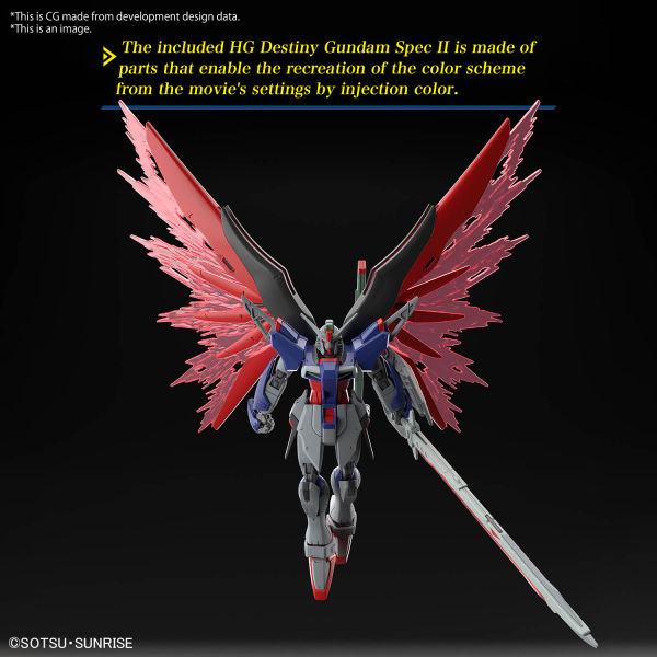 Load image into Gallery viewer, High Grade Gundam SEED Freedom 1/144 - Destiny Gundam Spec II &amp; Zeus Sillouette
