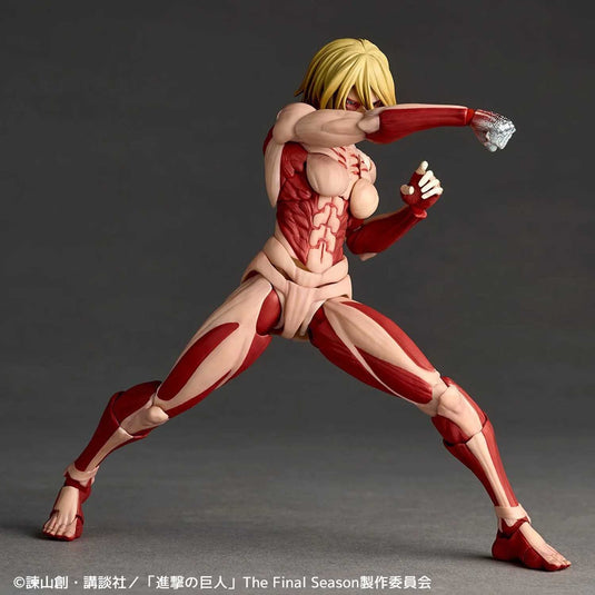 Kaiyodo - Amazing Yamaguchi - Revoltech Attack On Titan NR068 - Female Titan (Annie Leonhart)