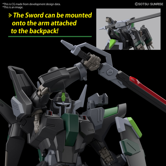 High Grade Gundam SEED Freedom 1/144 - Black Knight Squad Rud-ro.A (Tentative Name)