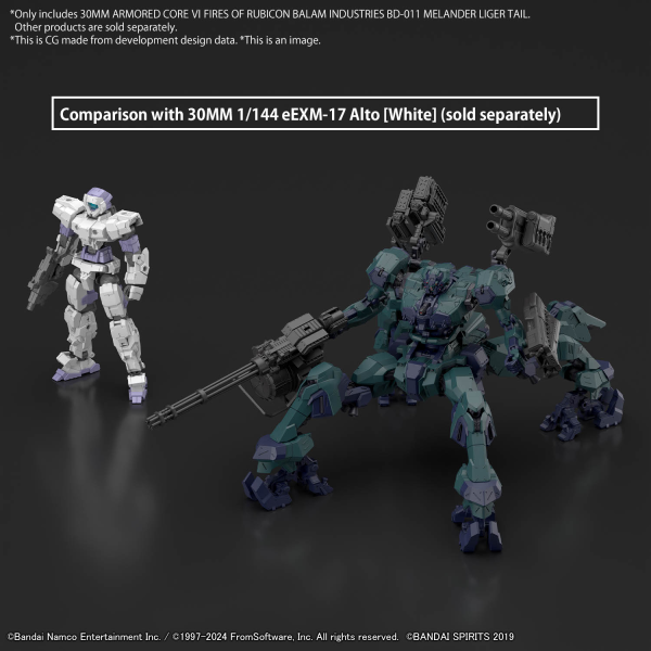 Load image into Gallery viewer, 30 Minutes Missions - Armored Core VI Fires of Rubicon - Balam Industries BD-011 Melander Liger Tail
