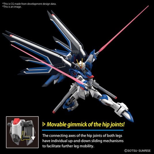 High Grade Gundam SEED Freedom 1/144 - Rising Freedom Gundam