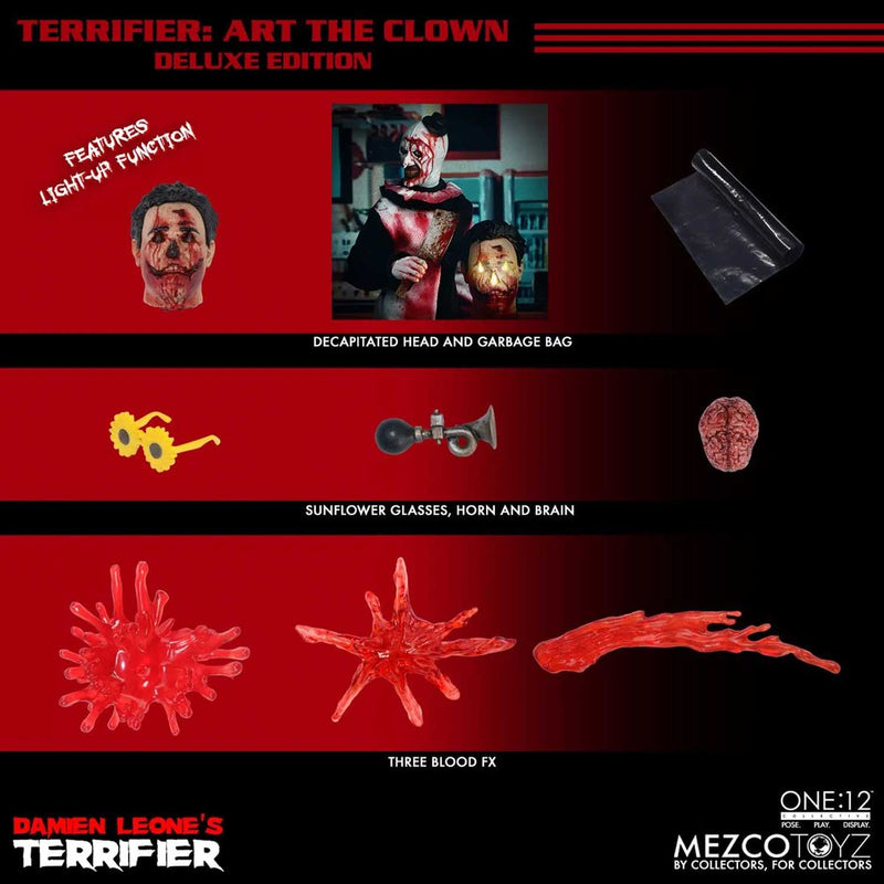 Load image into Gallery viewer, Mezco Toyz - One 12 Damien Leone&#39;s Terrifier - Art the Clown
