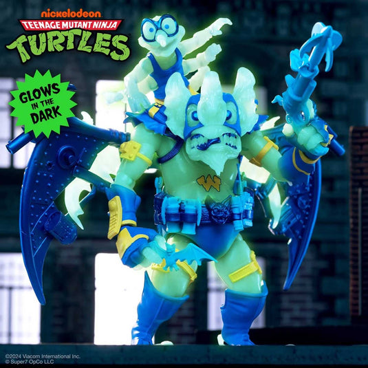 Super 7 - Teenage Mutant Ninja Turtles Ultimates: Wingnut & Screwloose (Glow)