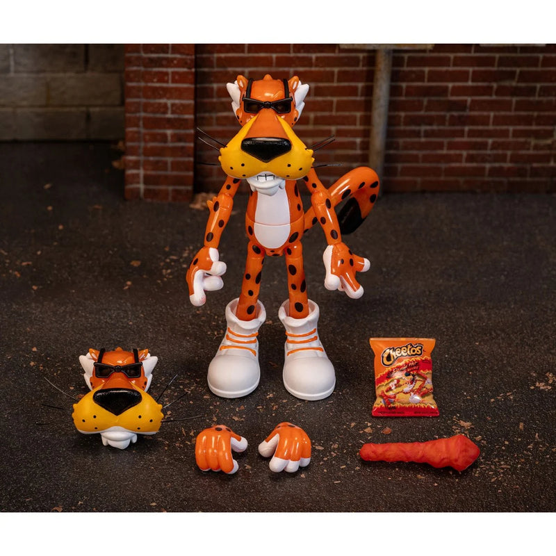 Load image into Gallery viewer, Jada Toys - Cheetos - Chester Cheetah (Flamin&#39; Hot Glow-in-theDark) 1/12 Scale
