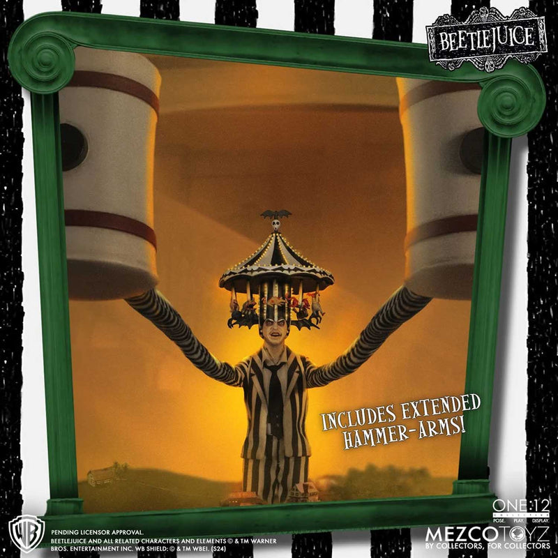 Load image into Gallery viewer, Mezco Toyz - One 12 Beetlejuice - Beetlejuice (Deluxe Edition)
