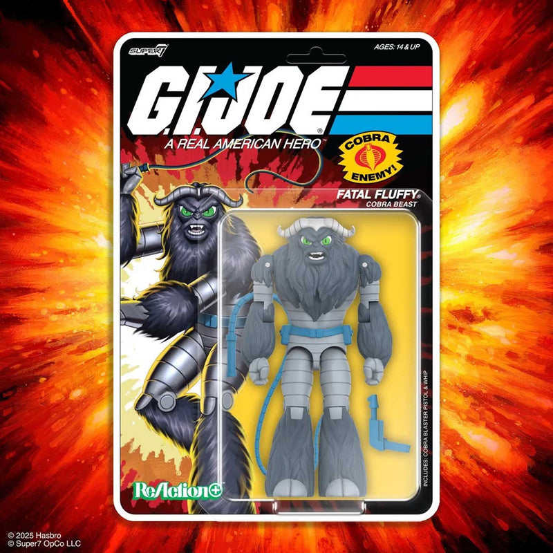 Load image into Gallery viewer, Super 7 - Reaction+ (O-Ring Figure) G.I. Joe - Fatal Fluffy
