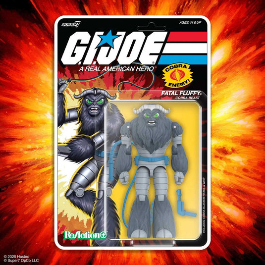 Super 7 - Reaction+ (O-Ring Figure) G.I. Joe - Fatal Fluffy