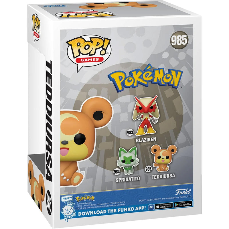 Load image into Gallery viewer, POP! Games - Pokemon - #985 Teddiursa
