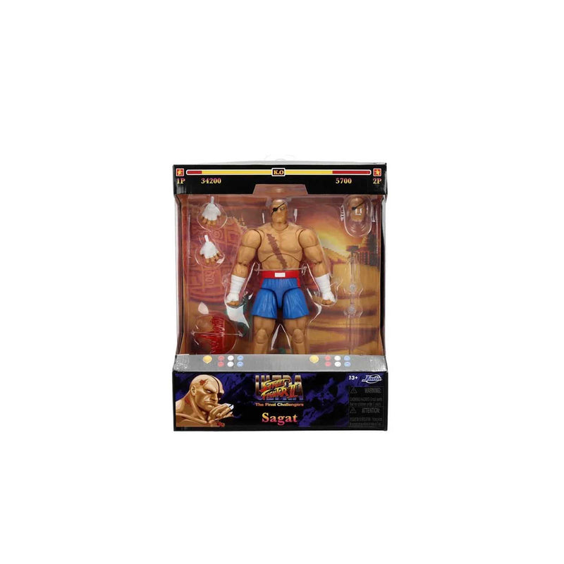 Load image into Gallery viewer, Jada Toys - Ultra Street Fighter II The Final Challengers - Sagat 1/12 Scale
