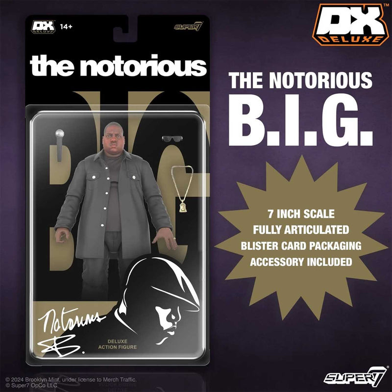 Load image into Gallery viewer, Super 7 - Deluxe The Notorious B.I.G. 7-Inch Action Figure
