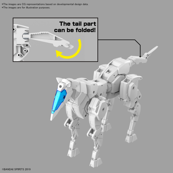 Load image into Gallery viewer, 30 Minutes Missions - Extended Armament Vehicle (Horse-Mecha Version) (White)
