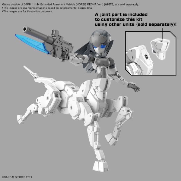 Load image into Gallery viewer, 30 Minutes Missions - Extended Armament Vehicle (Hose-Mecha Version) (White)
