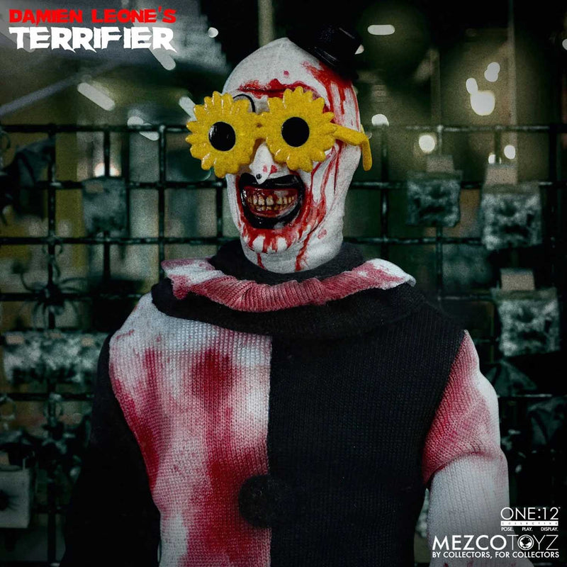 Load image into Gallery viewer, Mezco Toyz - One 12 Damien Leone&#39;s Terrifier - Art the Clown
