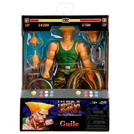 Jada Toys - Ultra Street Fighter II The Final Challengers - Guile 1/12 Scale