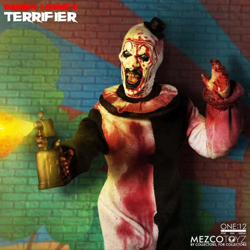 Load image into Gallery viewer, Mezco Toyz - One 12 Damien Leone&#39;s Terrifier - Art the Clown
