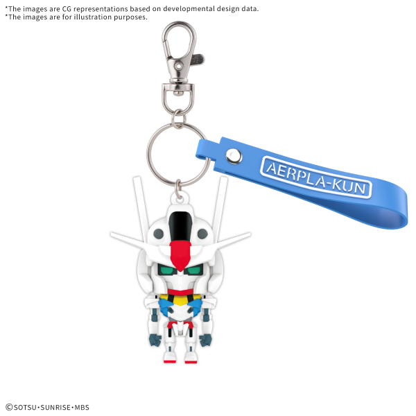 Load image into Gallery viewer, Bandai - 3D Rubber Mascot Keychain - Aerpla-Kun
