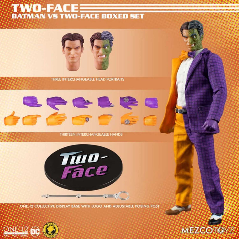 Load image into Gallery viewer, Mezco Toyz - One 12 DC Comics - Batman VS Two-Face (Golden Age Edition) Box Set (Mezco Exclusive)
