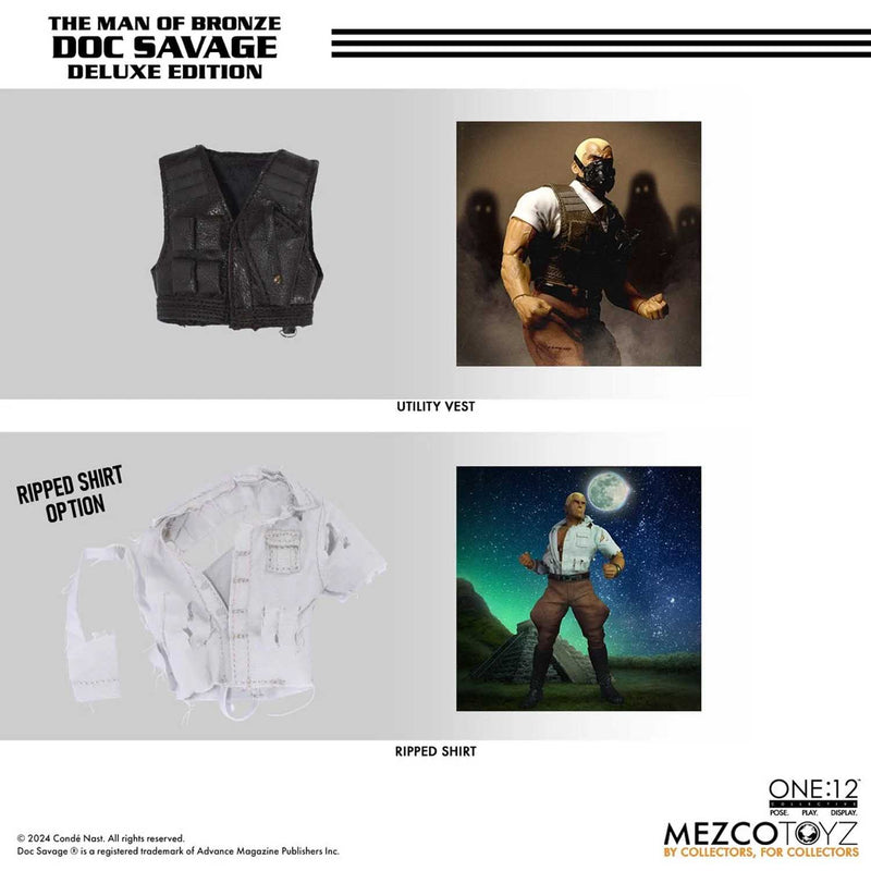 Load image into Gallery viewer, Mezco Toyz - One 12 Doc Savage: The Man of Bronze - Doc Savage
