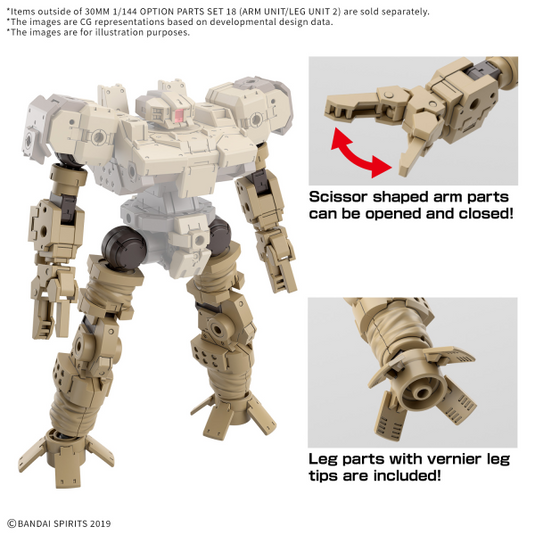 30 Minutes Missions - Option Parts Set 18 (Arm Unit/Leg Unit 2)