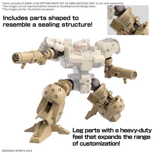 30 Minutes Missions - Option Parts Set 18 (Arm Unit/Leg Unit 2)