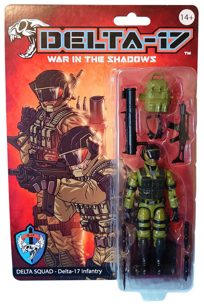 Load image into Gallery viewer, 5by5 Toys - Delta-17 - Delta Squad B (Delta-17 Infantry) 3 3/4-Inch Scale Action Figure
