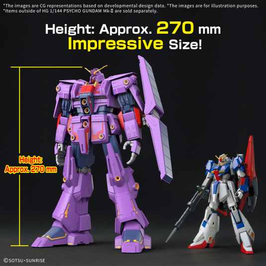 HGUC 1/144 - Psycho Gundam Mk-II (Mobile Suit Zeta Gundam)