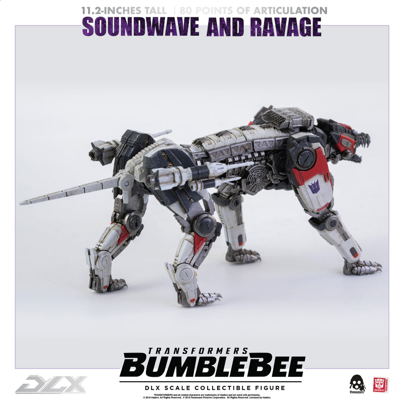 Load image into Gallery viewer, Threezero - Transformers - Bumblebee Movie - DLX Soundwave and Ravage (Reissue)
