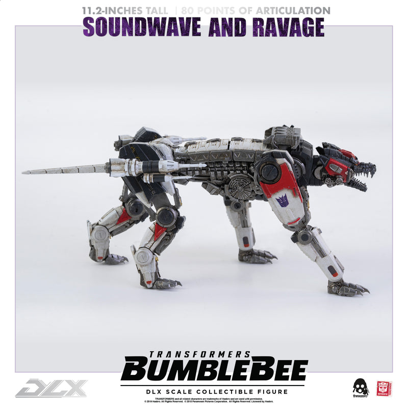 Load image into Gallery viewer, Threezero - Transformers - Bumblebee Movie - DLX Soundwave and Ravage (Reissue)
