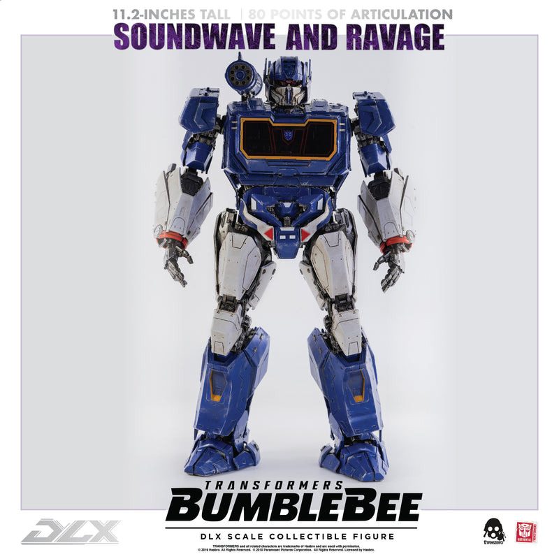 Load image into Gallery viewer, Threezero - Transformers - Bumblebee Movie - DLX Soundwave and Ravage (Reissue)
