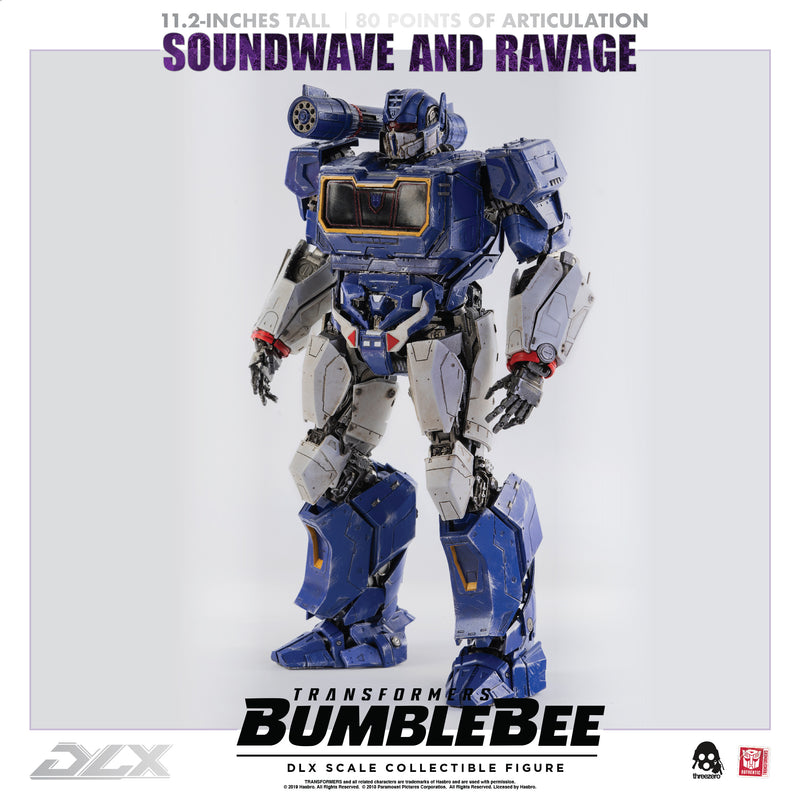 Load image into Gallery viewer, Threezero - Transformers - Bumblebee Movie - DLX Soundwave and Ravage (Reissue)
