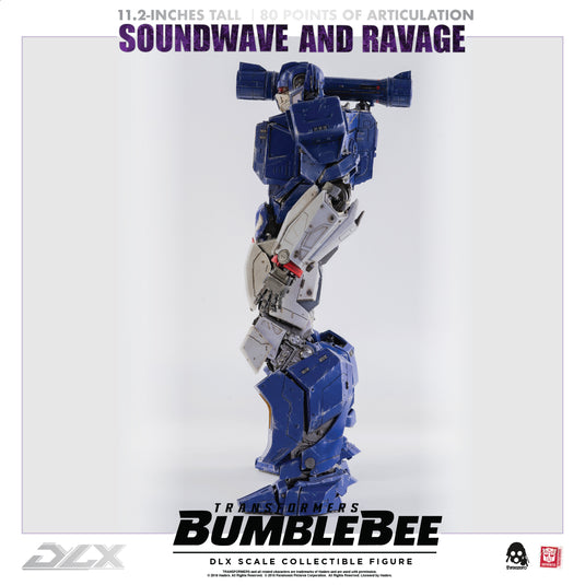 Threezero - Transformers - Bumblebee Movie - DLX Soundwave and Ravage (Reissue)