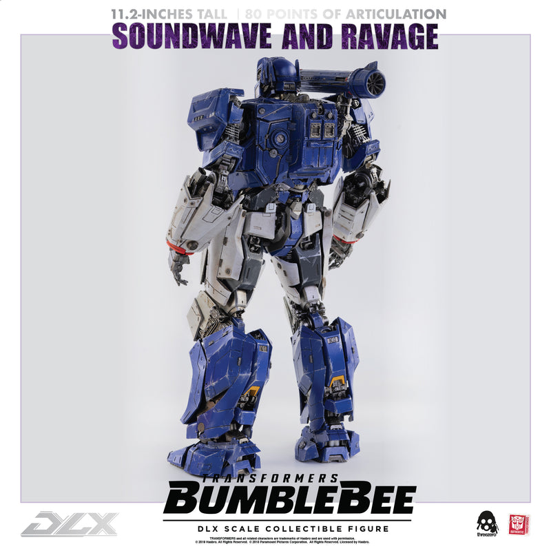 Load image into Gallery viewer, Threezero - Transformers - Bumblebee Movie - DLX Soundwave and Ravage (Reissue)
