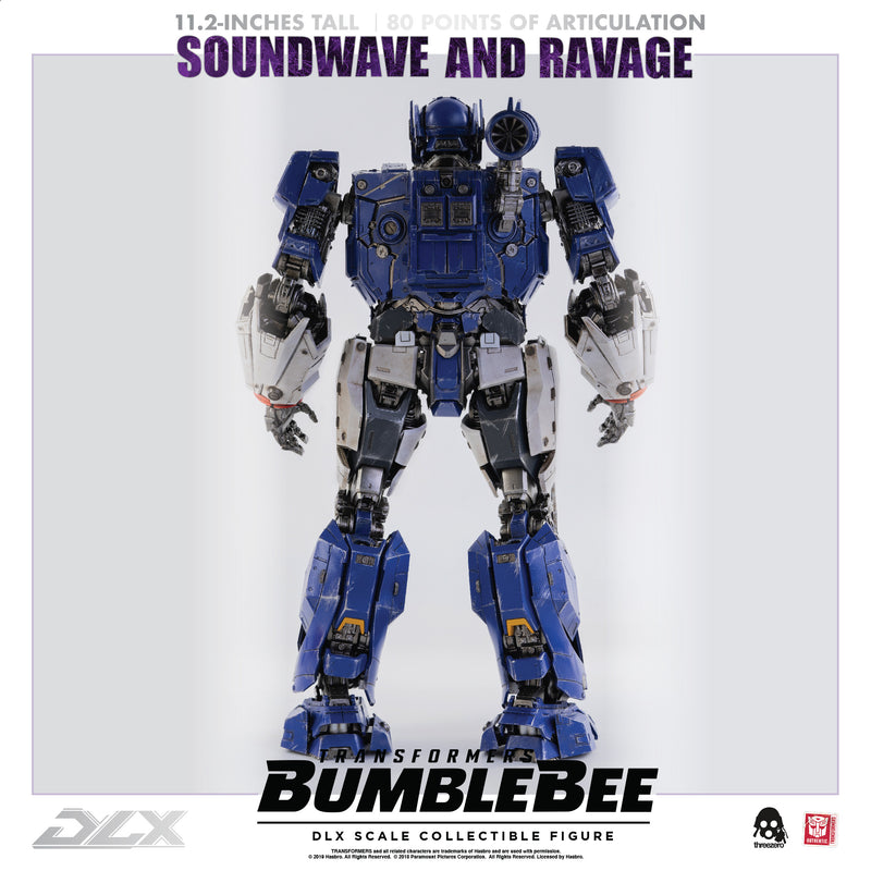 Load image into Gallery viewer, Threezero - Transformers - Bumblebee Movie - DLX Soundwave and Ravage (Reissue)
