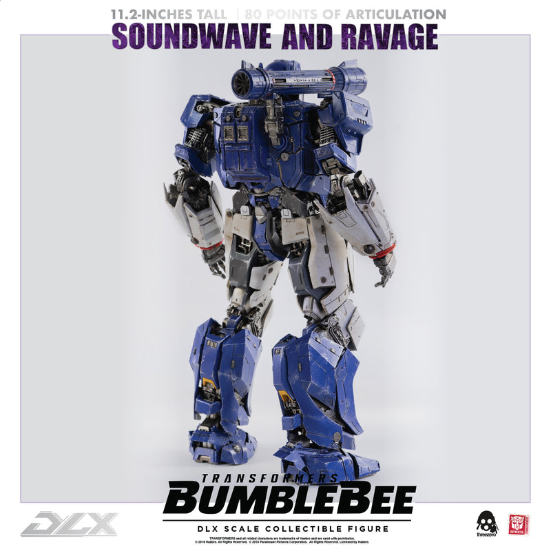 Load image into Gallery viewer, Threezero - Transformers - Bumblebee Movie - DLX Soundwave and Ravage (Reissue)
