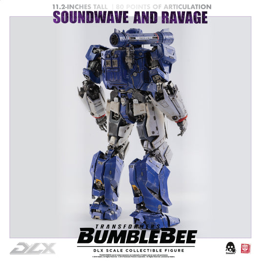 Threezero - Transformers - Bumblebee Movie - DLX Soundwave and Ravage (Reissue)