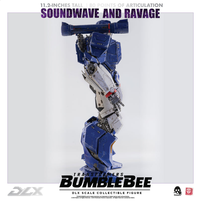 Load image into Gallery viewer, Threezero - Transformers - Bumblebee Movie - DLX Soundwave and Ravage (Reissue)
