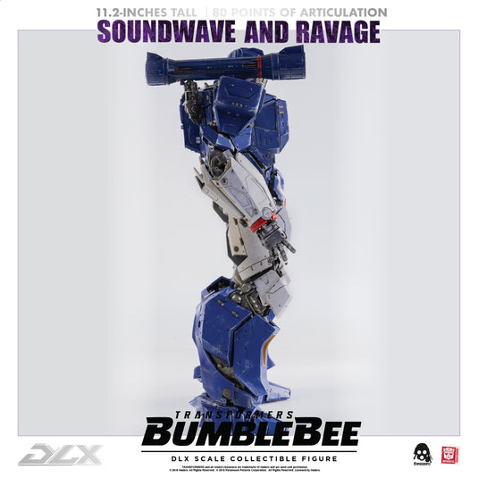 Threezero - Transformers - Bumblebee Movie - DLX Soundwave and Ravage (Reissue)