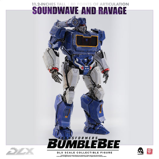 Threezero - Transformers - Bumblebee Movie - DLX Soundwave and Ravage (Reissue)