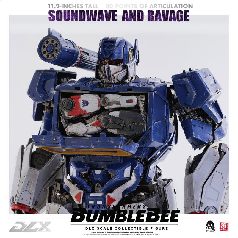 Load image into Gallery viewer, Threezero - Transformers - Bumblebee Movie - DLX Soundwave and Ravage (Reissue)
