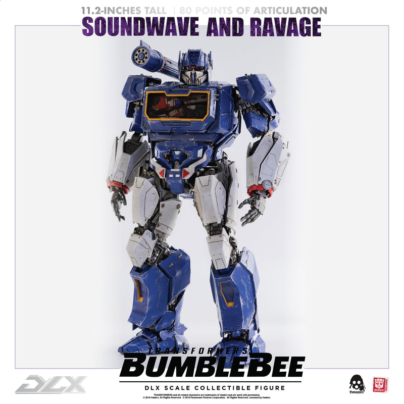 Load image into Gallery viewer, Threezero - Transformers - Bumblebee Movie - DLX Soundwave and Ravage (Reissue)
