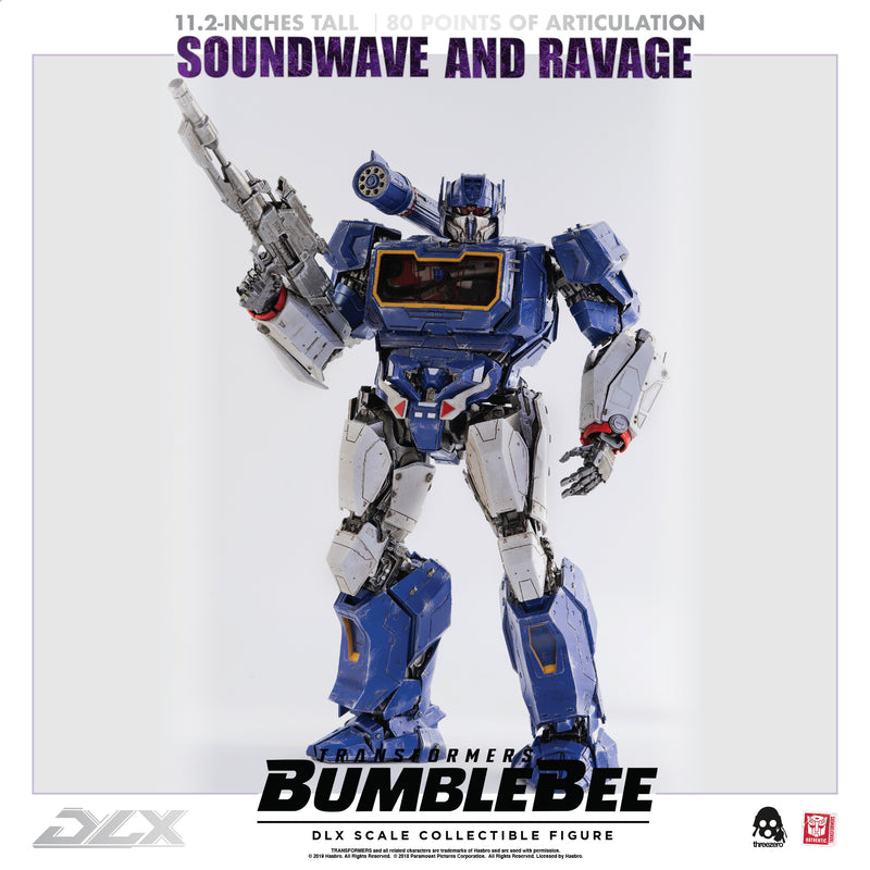 Load image into Gallery viewer, Threezero - Transformers - Bumblebee Movie - DLX Soundwave and Ravage (Reissue)
