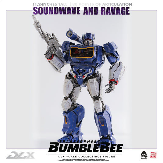 Threezero - Transformers - Bumblebee Movie - DLX Soundwave and Ravage (Reissue)