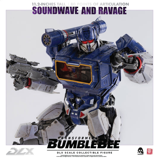 Threezero - Transformers - Bumblebee Movie - DLX Soundwave and Ravage (Reissue)