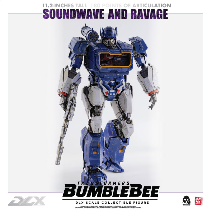 Load image into Gallery viewer, Threezero - Transformers - Bumblebee Movie - DLX Soundwave and Ravage (Reissue)
