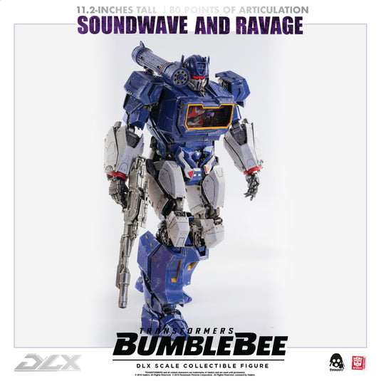 Threezero - Transformers - Bumblebee Movie - DLX Soundwave and Ravage (Reissue)