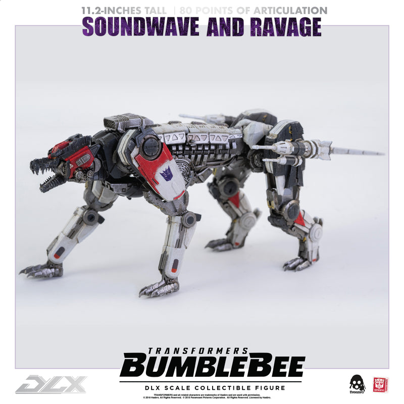 Load image into Gallery viewer, Threezero - Transformers - Bumblebee Movie - DLX Soundwave and Ravage (Reissue)
