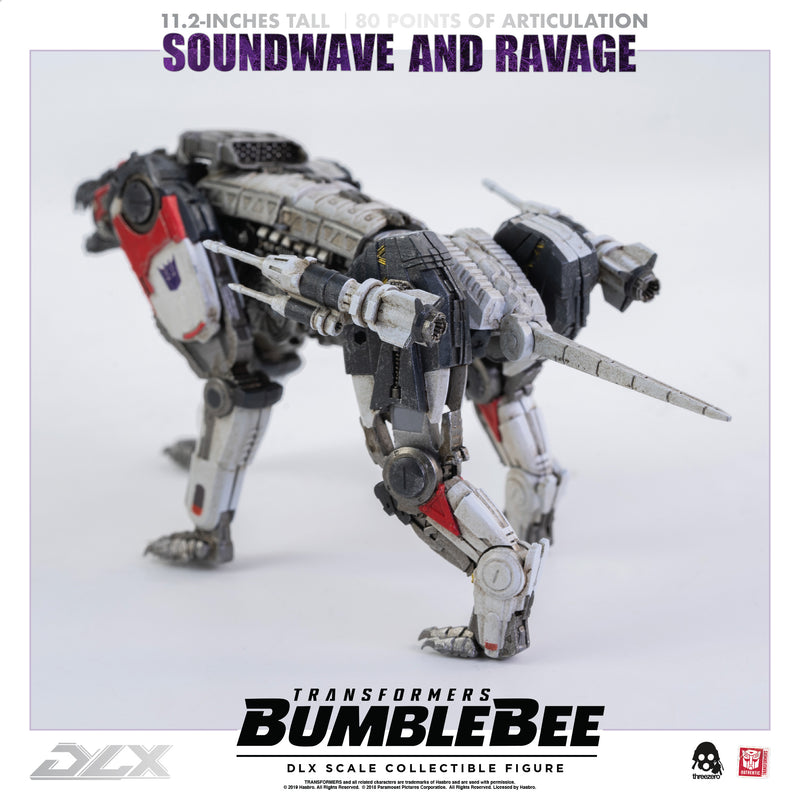 Load image into Gallery viewer, Threezero - Transformers - Bumblebee Movie - DLX Soundwave and Ravage (Reissue)
