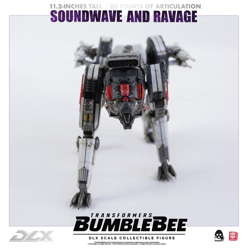 Load image into Gallery viewer, Threezero - Transformers - Bumblebee Movie - DLX Soundwave and Ravage (Reissue)
