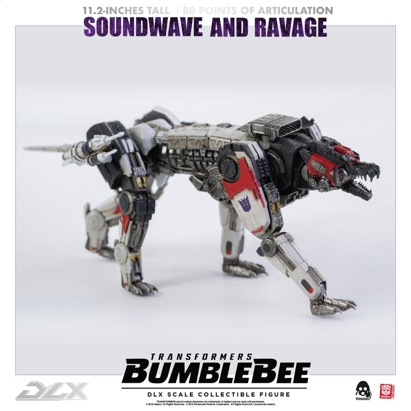 Load image into Gallery viewer, Threezero - Transformers - Bumblebee Movie - DLX Soundwave and Ravage (Reissue)
